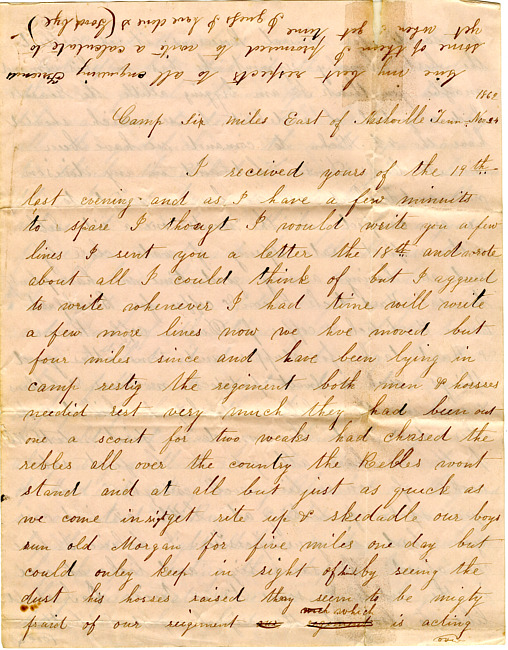 Othniel Gooding Letter : November 24, 1862