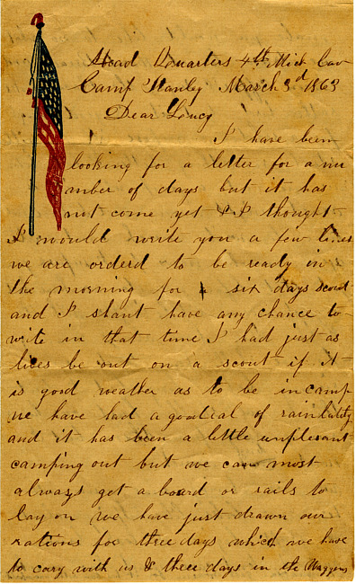 Othniel Gooding Letter : March 3, 1863