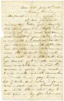 Lottie Pendleton Letter : July 2, 1861