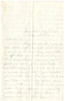 Lottie Pendleton Letter : July 12, 1861