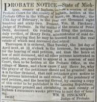 Lansing State Republican Newspaper Excerpts (March 5, 1862)