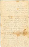 Josiah L. Beers Letter : October 20, 1862