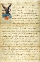 Roger Noble Letter - October 28, 1861