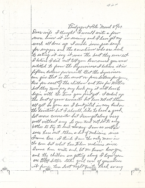 Simeon A. Howe Letter : March 2, 1864