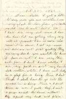 Guy Scofield Letter : October 7, 1862