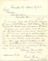 Bradley Letter : April 16, 1864