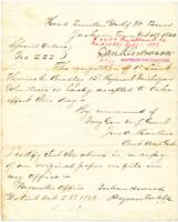 Bradley Letter : October 15, 1862