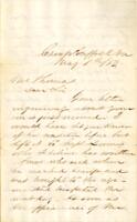 Thomas-Prescott Letters : (Harlan) May 6, 1863
