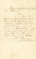 Thomas-Prescott Letters : (Harlan) May 7, 1863