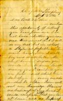 Thomas-Prescott Letter : September 3, 1862