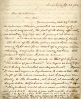 Thomas-Prescott Letter : April 24, 1864