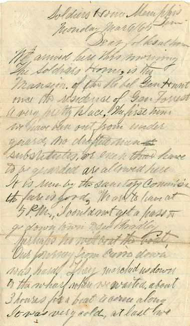 Warren Letter : March 6, 1865
