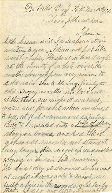 Warren Letter : March 15, 1865