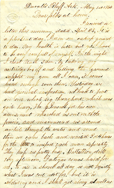 Warren Letter : May 1, 1864