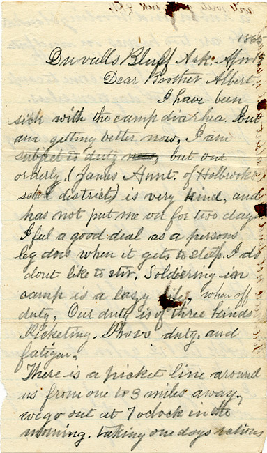 Warren Letter : April 15, 1865