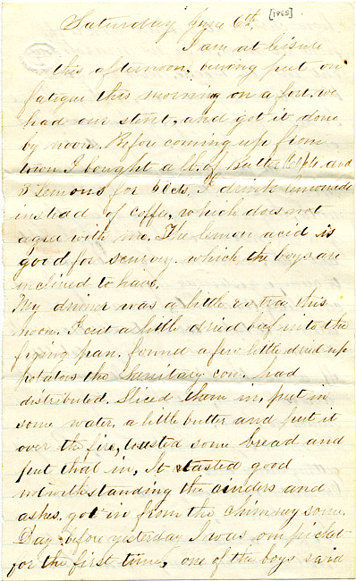 Warren Letter : June 6, 1865