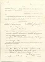 Albert Doxtader Pension Records : Department of Interior Pension Circular (June 4, 1898)