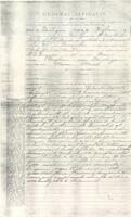 Philander Doxtader Pension Records : William Longyear General Affidavit (November 25, 1886)