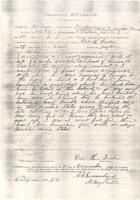 Philander Doxtader Pension Records : Ora K. Barden General Affidavit (December 7, 1889)