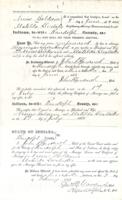 Daniel Doxtader Pension Records : Marriage License and Clerk's Report used in Procuring Pensions (February 9, 1869)