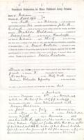 Daniel Doxtader Pension Records : Guardian's Declaration for Minor Children's Army Pension (February 6, 1866)
