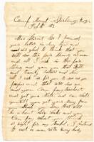 A.M. Shaw Letter : February 12, 1865