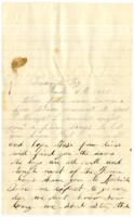 Webster Teachout Letter : March 5, 1865
