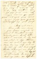 Webster Teachout Letter : March 20, 1865