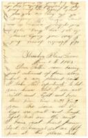 Webster Teachout Letter : June 1, 1865