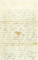 Webster Teachout Letter : November 2, 1864