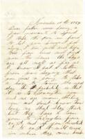 Webster Teachout Letter : November 10, 1864