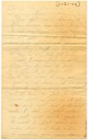 Webster Teachout Letter : November 21, 1864
