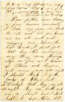 Webster Teachout Letter : November 12, 1864