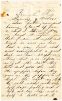 Webster Teachout Letter : January 4, 1865