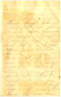 Webster Teachout Letter : September 4, 1864