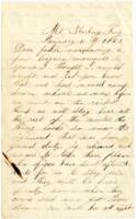 Webster Teachout Letter : January 11, 1865