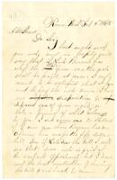 James W. Sterns Letter : February 4, 1865