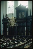 Portuguese Synagogue (Amsterdam, Netherlands) : Interior details of synagogue