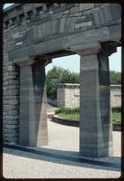 Buchenwald Concentration Camp : Architectural detail of national commemorations