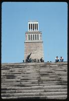 Buchenwald Concentration Camp : Stair sequence used to hide and reveal sculptural element