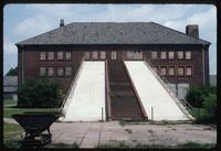 Neuengamme Concentration Camp : Ramp for bringing sand and gravel to processing plant