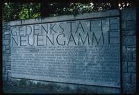 Neuengamme Concentration Camp : Entry sign identifying camp