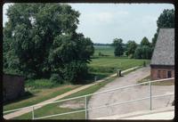 Neuengamme Concentration Camp : View to surrounding farmscape from factory ramp
