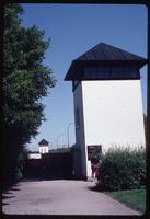 Dachau Concentration Camp : Guard tower near main camp entry gate