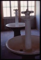 Dachau Concentration Camp : Barracks washing basins