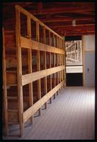 Dachau Concentration Camp : Rebuilt inmates beds in restored barracks building