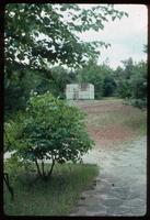 Belzec Concentration Camp : View from entry to site memorial