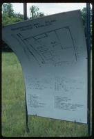 Belzec Concentration Camp : Memorial site plan with tourist entry at bottom center