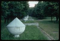 Belzec Concentration Camp : Rail tracks from site entry (out of focus)