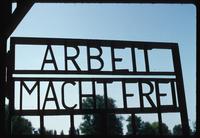 Sachsenhausen Concentration Camp : Camp motto forged as part of entry gate
